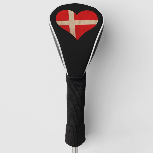 Heart of Denmark Golf Head Cover (Front)