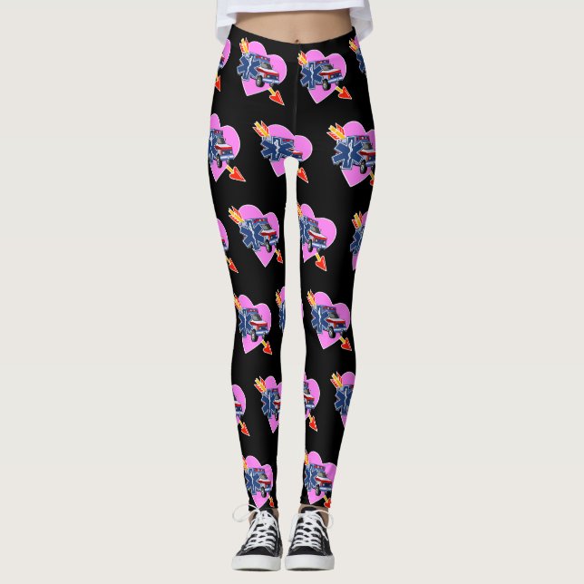 Heart of EMS Emergency Care    Leggings (Front)