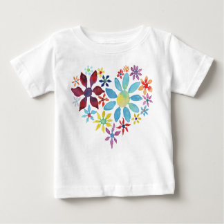 Heart of Flowers Baby T-Shirt