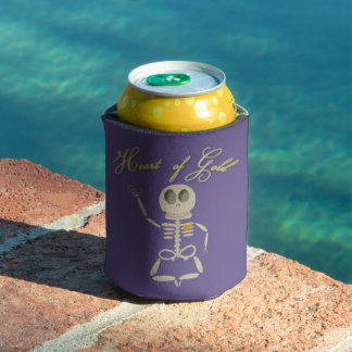 Heart of Gold Can Cooler