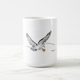 Heart of Gold Eagle Coffee Mug