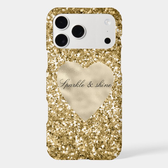 Heart of Gold Glitter Personalised             (Back)