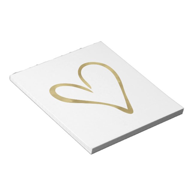 Heart of Gold Notepad (Angled)