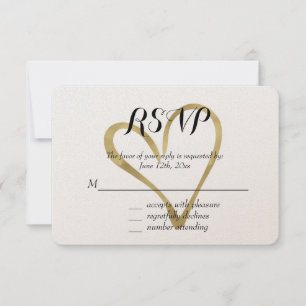 Heart of Gold RSVP Card