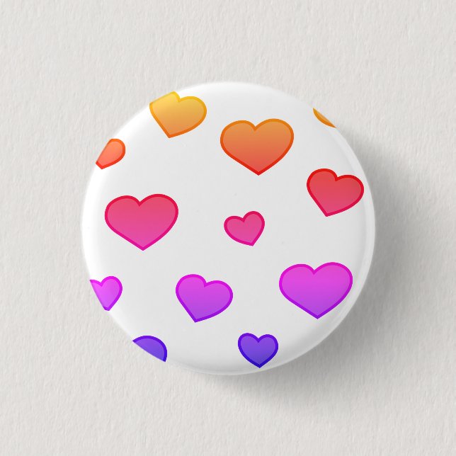 Heart of Hearts 3 Cm Round Badge (Front)