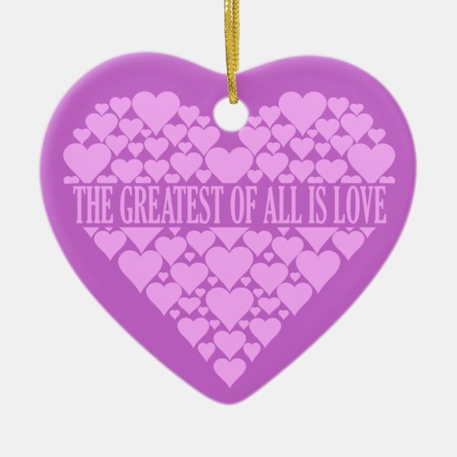 Heart of Hearts custom ornament (Front)