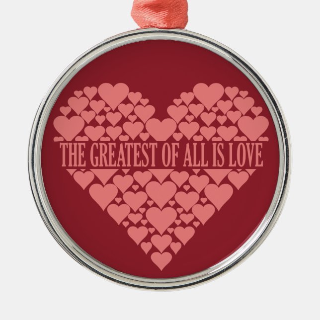 Heart of Hearts custom ornament (Front)
