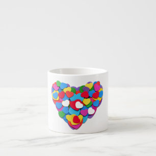 Heart of Hearts Espresso Cup – Cute Red Valentine 