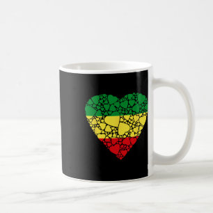 Heart Of Hearts For Juneteenth - Pan African Flag Coffee Mug