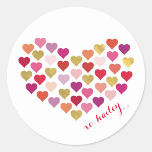 Heart of Hearts   Personalised Sticker
