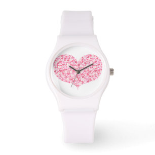 Heart of Hearts - Sporty White Silicon Watch