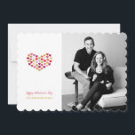 Heart of Hearts | Valentine's Day Photo Card<br><div class="desc">A simple yet sophisticated multi color "heart of hearts" stands alone in a minimalistic modern fashion on this photo Valentine's day card.</div>