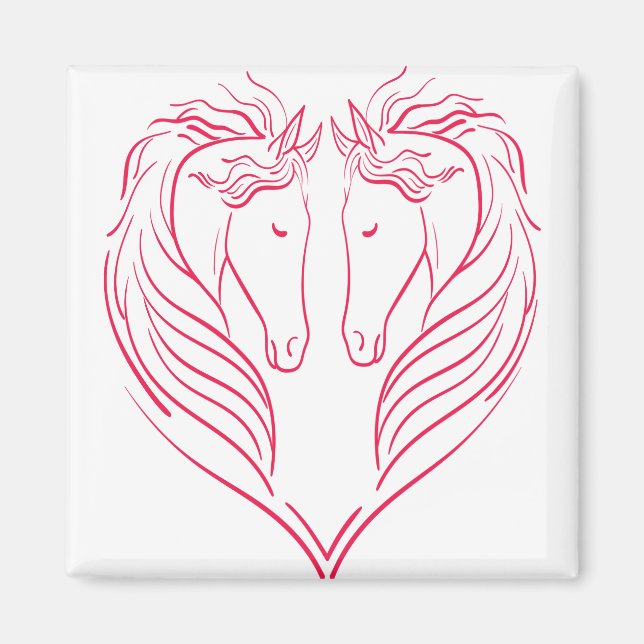 Heart of horses-horse-heartland-cheshire cat magnet (Front)