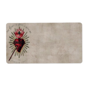 Heart Of Jesus Avery Label