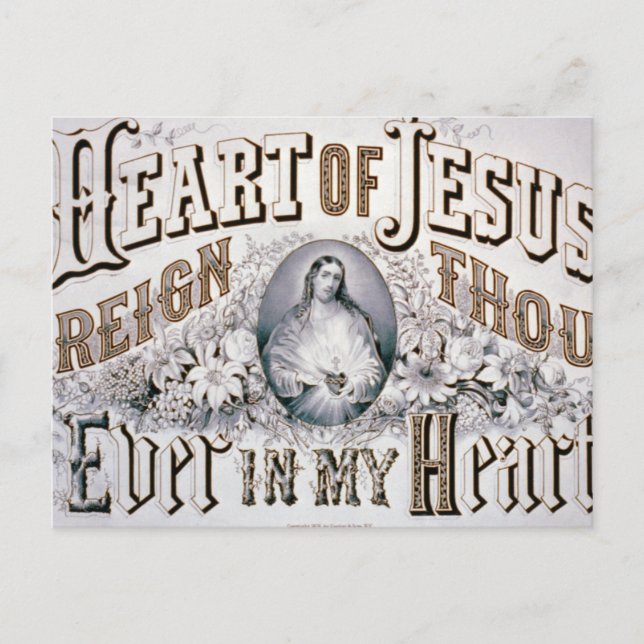 Heart of Jesus Postcard (Front)
