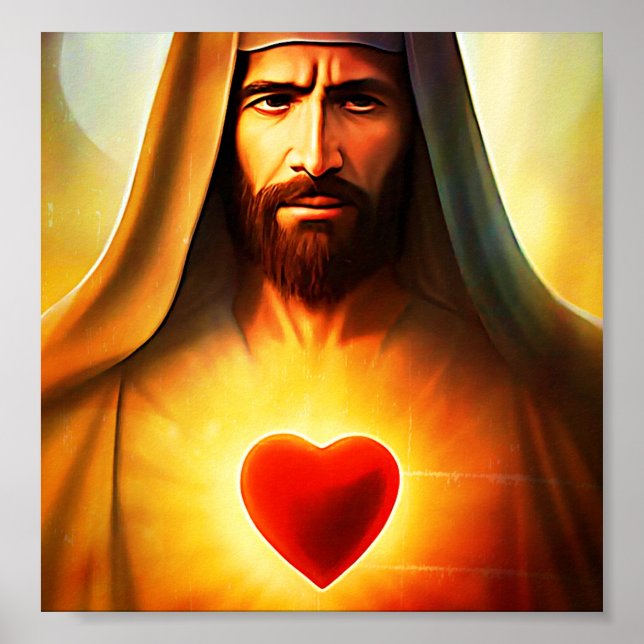 Heart of Jesus Poster (Front)