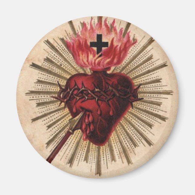 Heart of Jesus (small) Magnet (Front)
