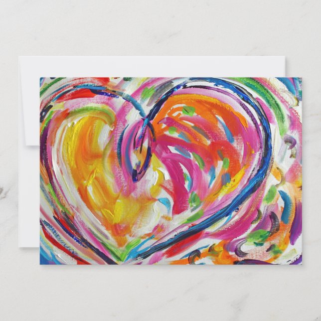 Heart of Joy Invitation (Front)