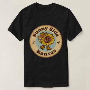 Heart of Kansas_ Sunflower Prairie Charm Vintage T-Shirt