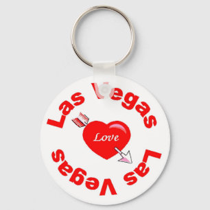 Heart of Las Vegas Keychain