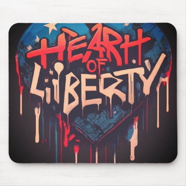 Heart of Liberty Mousepad (Front)