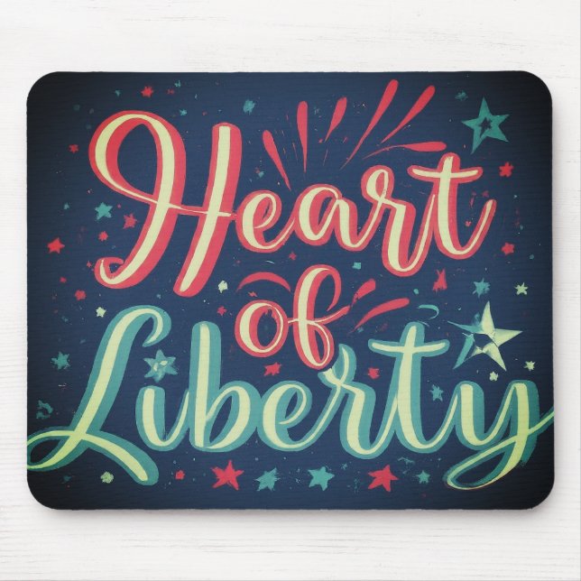 Heart of Liberty Mousepad (Front)