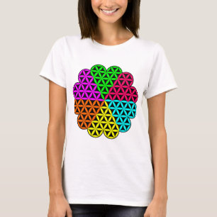 Heart of Life X 6 -Flower of Heart - Vector T-Shirt