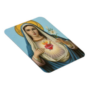 Heart of Mary Our Lady Holy Maria Mother of God Magnet