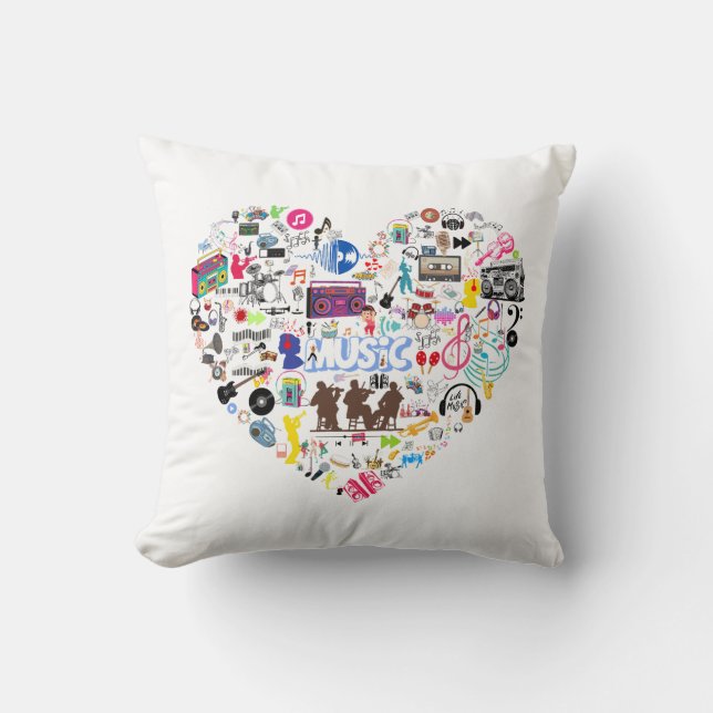 Heart of Music Cushion (Front)