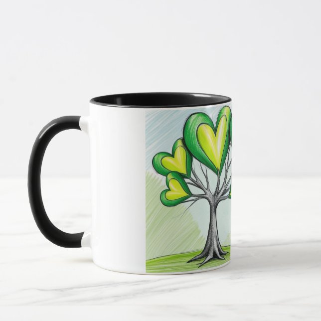 Heart of Nature - Let's Protect Our World! Mug (Left)