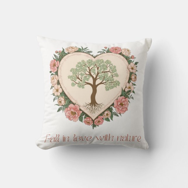 Heart of Nature’s Love Cushion (Front)