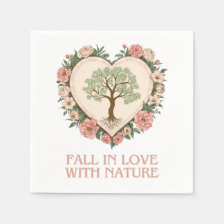 Heart of Nature’s Love Napkin