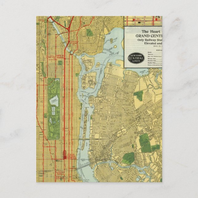 Heart of New York Postcard (Front)