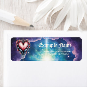 Heart of Quiet Magic. Return Address Label