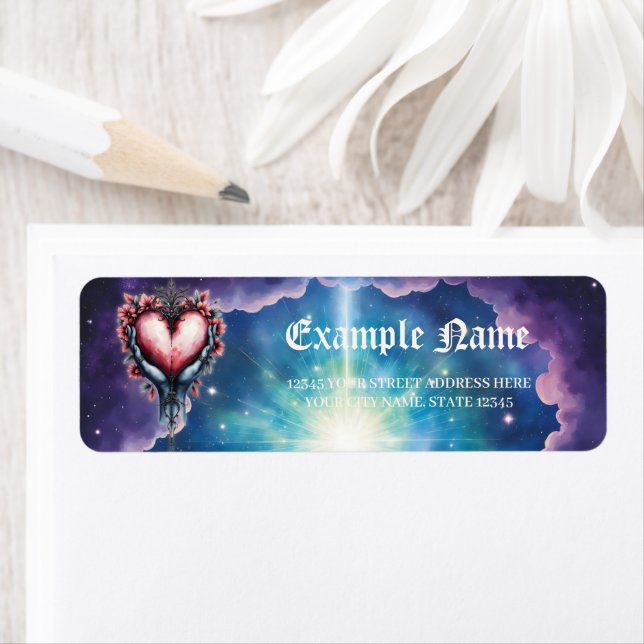 Heart of Quiet Magic. Return Address Label (Insitu)