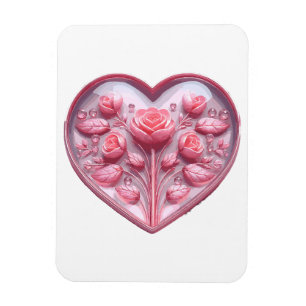 Heart Of Roses Magnet