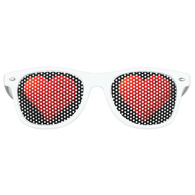 heart of roses retro sunglasses (Front)