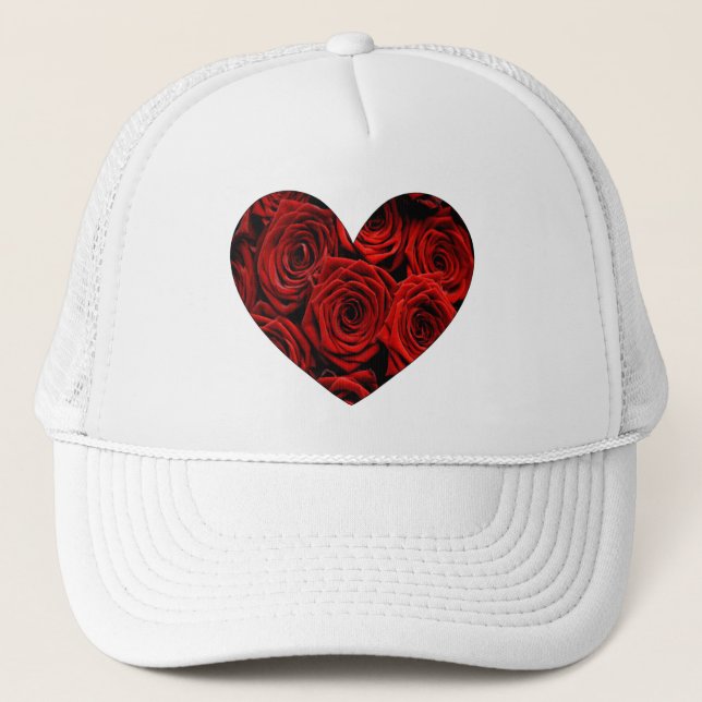 Heart of Roses Trucker Hat (Front)