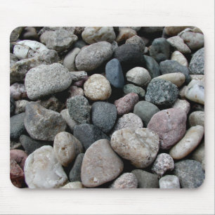 Heart of Stone on Rock Pile Mousepad