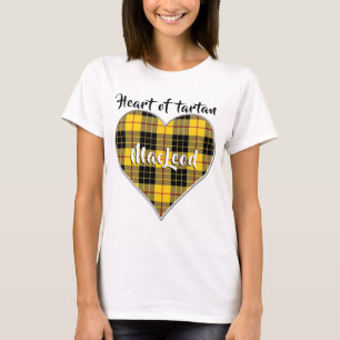 Heart of Tartan Clan MacLeod of Lewis Plaid T-Shirt