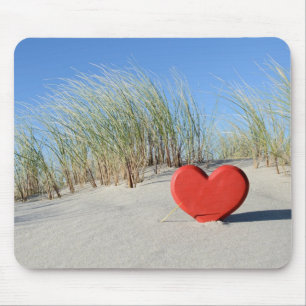 heart of the beach mouse pad