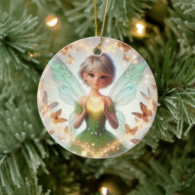Heart of the Faelight Ceramic Ornament (Tree)