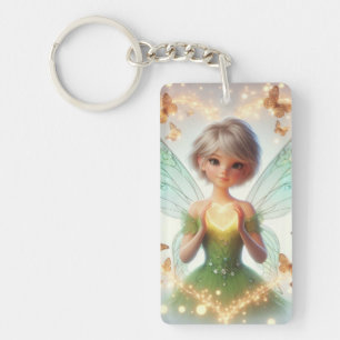 Heart of the Faelight Key Ring