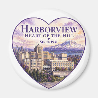 Heart of the Hill Magnet (design B)