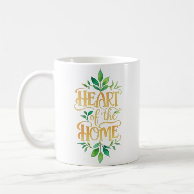 Heart of the Home | Personalised Name Mug (Left)