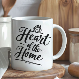 Heart of the Home Personalised Name Mug