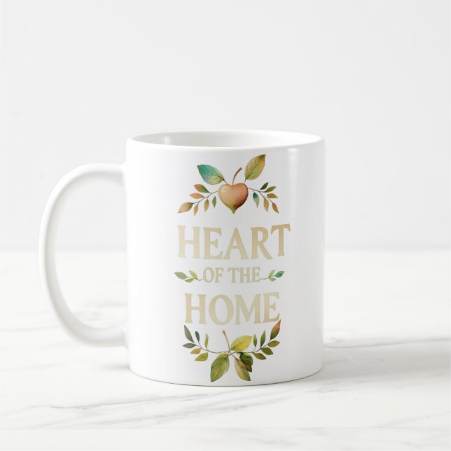 Heart of the Home | Personalised Name Mug (Left)