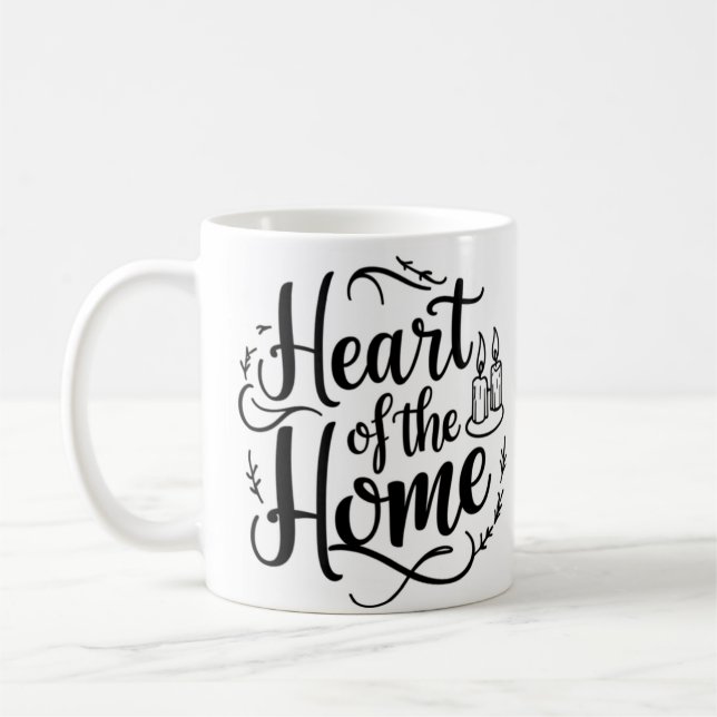 Heart of the Home | Personalised Name Mug (Left)