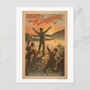 Heart of the Klondike "Land of Promise" Mining Postcard