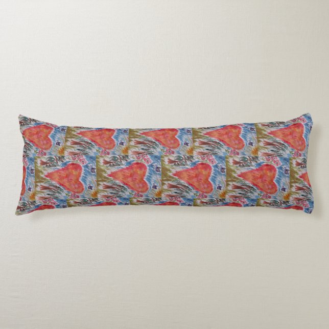 Heart of the Planet Body Cushion (Front)
